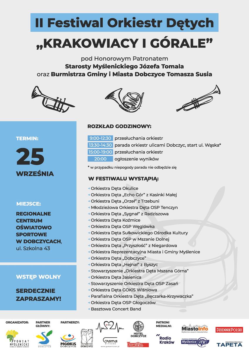 II Festiwal Orkiestr Dętych "KRAKOWIACY I GÓRALE"
