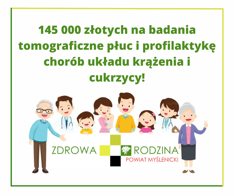 Plakat Zdrowa Rodzina Powiat Myślenicki