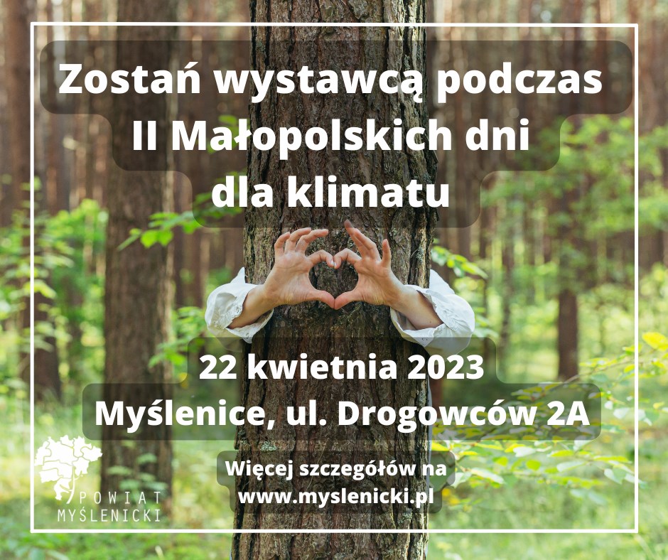 Zostań wystawcą podczas II Małopolskich Dni dla Klimatu!